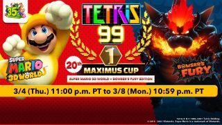 Tetris 99 Mario Bowsers Fury Maximus Cup