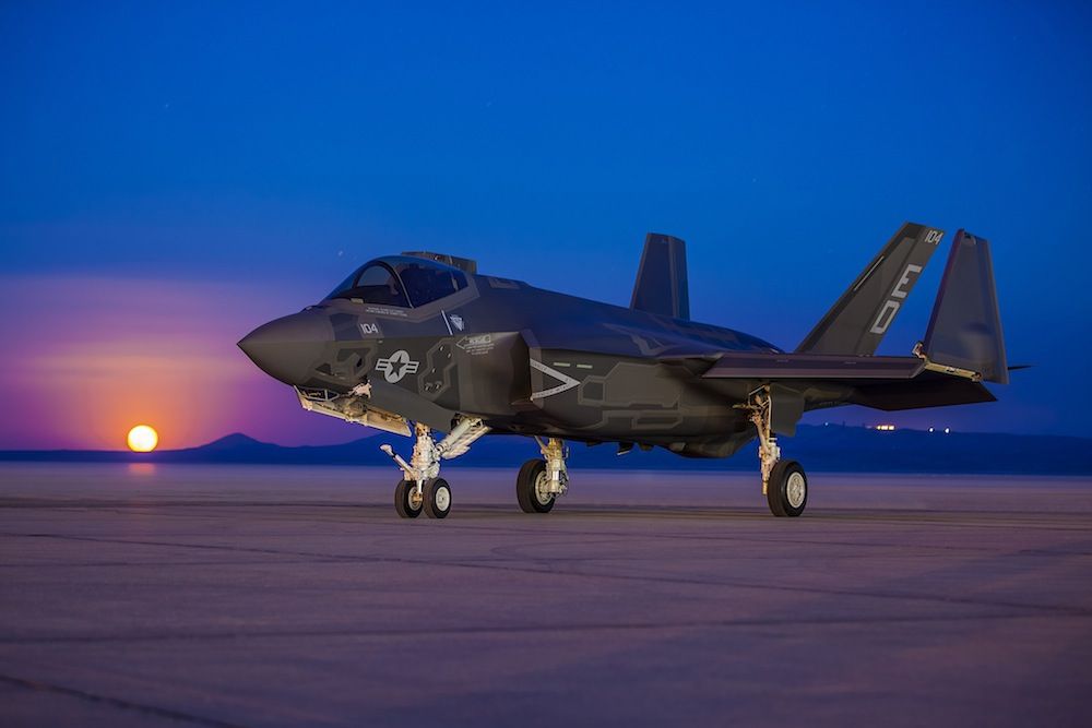 F-35 Fighter Jet at Edwards Air Force Base