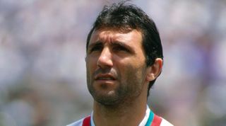 Bulgaria's Hristo Stoichkov at the 1994 World Cup.