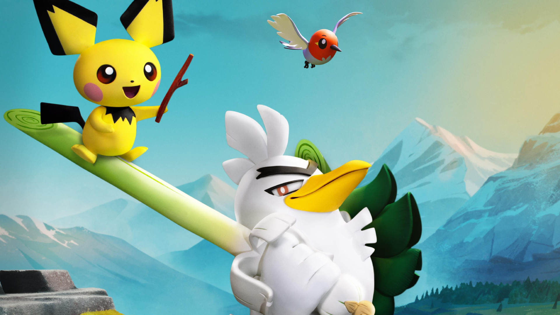 First poster for Pok&eacute;mon Tales: The Misadventures of Sirfetch&rsquo;d &amp; Pichu