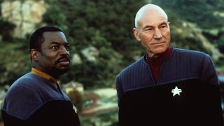 LeVar Burton and Patrick Stewart in Star Trek: Insurrection