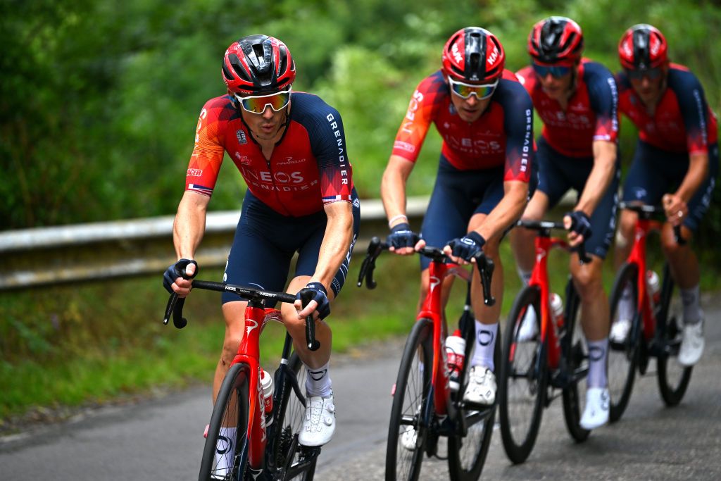 Ineos Grenadiers control the Tour de Wallonie peloton
