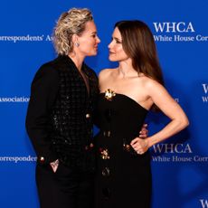 shlyn Harris and Sophia Bush attend the 2024 White House Correspondents' Dinner at The Washington Hilton on April 27, 2024 in Washington, DC.