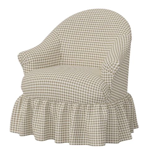 Threshold designed w/Studio McGee, Ruffle Skirt Accent Chair With Swivel
