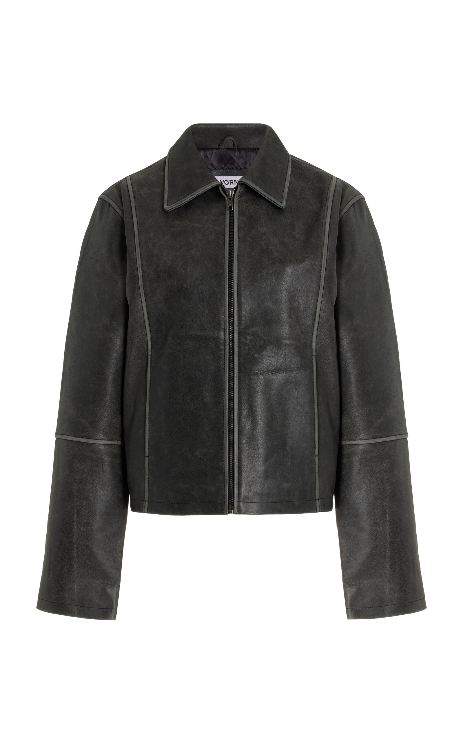 Willow Distressed Leather Jacket