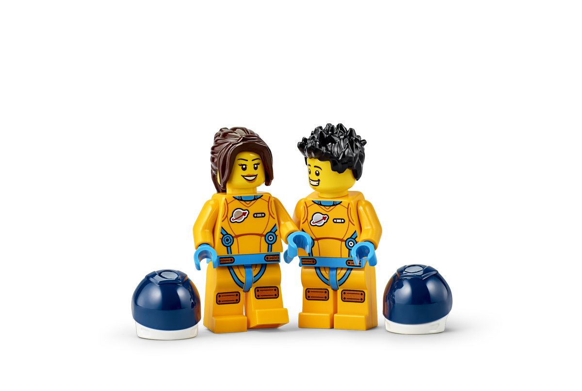 NEW MINIFIGURES lego MOC Chrome Golden Series Astronaut 