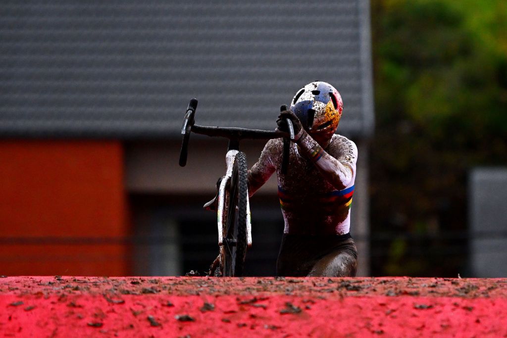 OVERIJSE BELGIUM NOVEMBER 20 Thomas Pidcock of United Kingdom and Team INEOS Grenadiers competes during the 62nd UCI Cyclocross World Cup Druivencross Overijse 2022 Mens Elite CXWorldCup Overijse Cyclocross on November 20 2022 in Overijse Belgium Photo by Luc ClaessenGetty Images