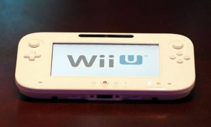 Nintendo's Wii U game console features a touch screen controller with iPad-like attributes including a web browser and video chat availability.