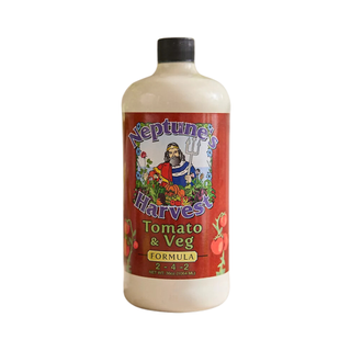 A bottle of tomato and veg fertilizer