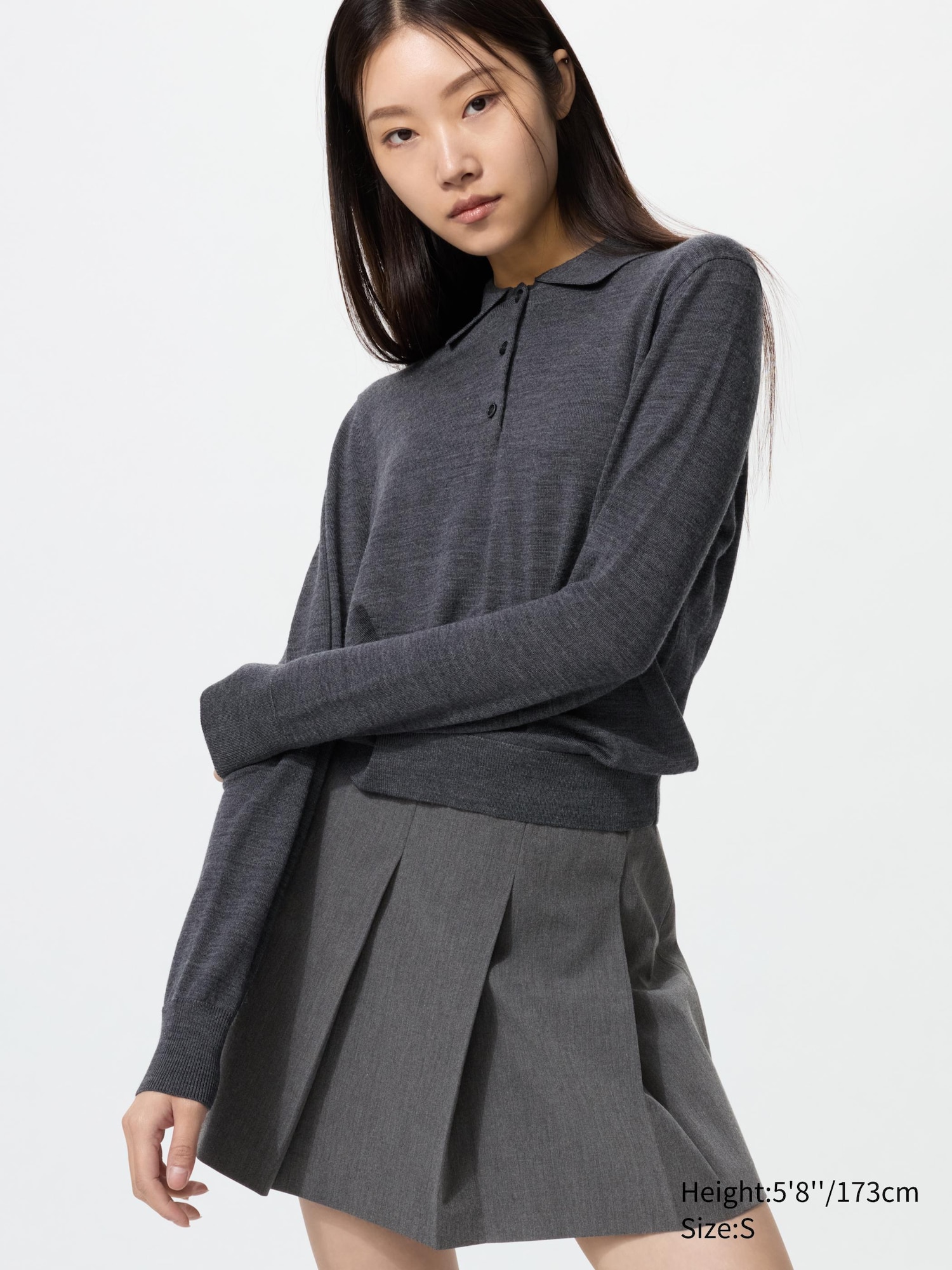 100% Merino Polo Jumper