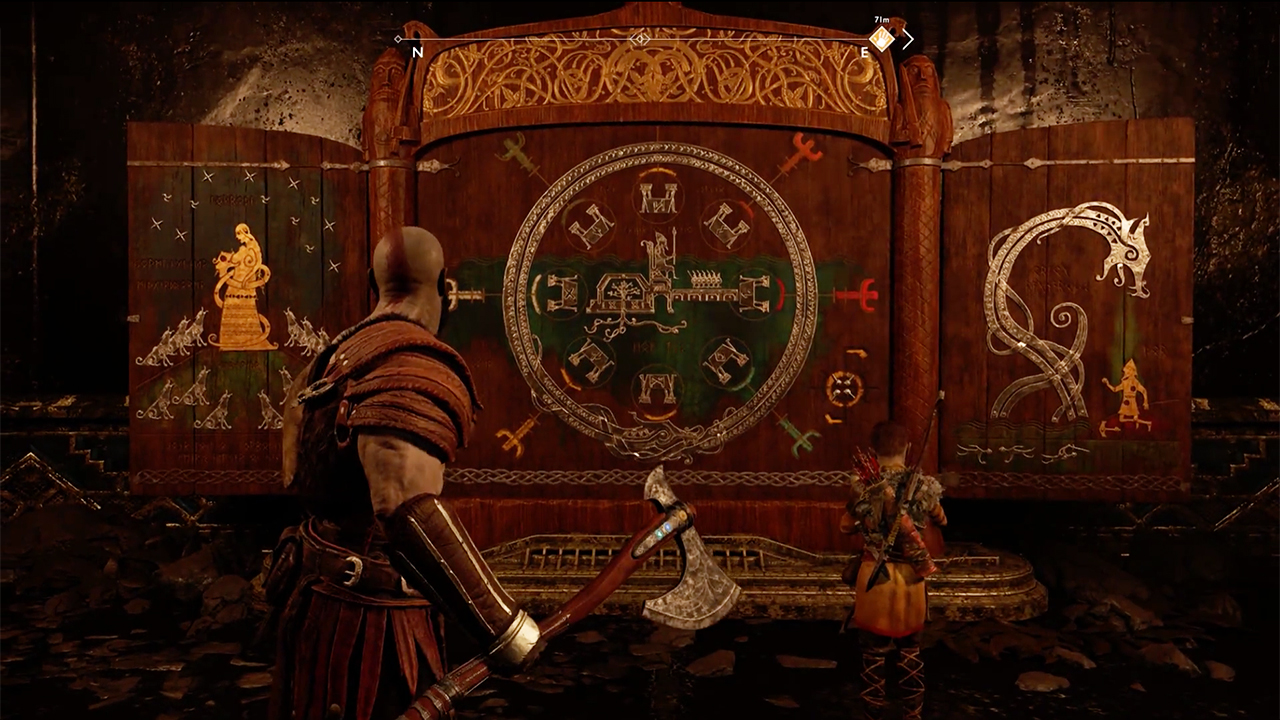 God of War Path to the Mountain shrine