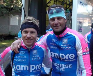 Lampre team leaders: Petacchi and Cunego