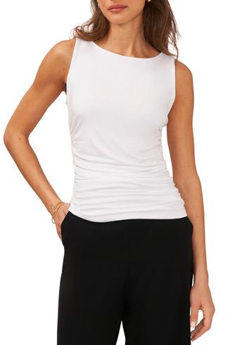Ruched Knit Tank Top