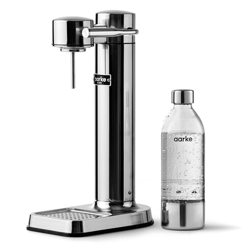 Aarke - Carbonator Iii Premium Carbonator-Sparkling &amp;amp; Seltzer Water Maker-Soda Maker With Pet Bottle (stainless Steel)