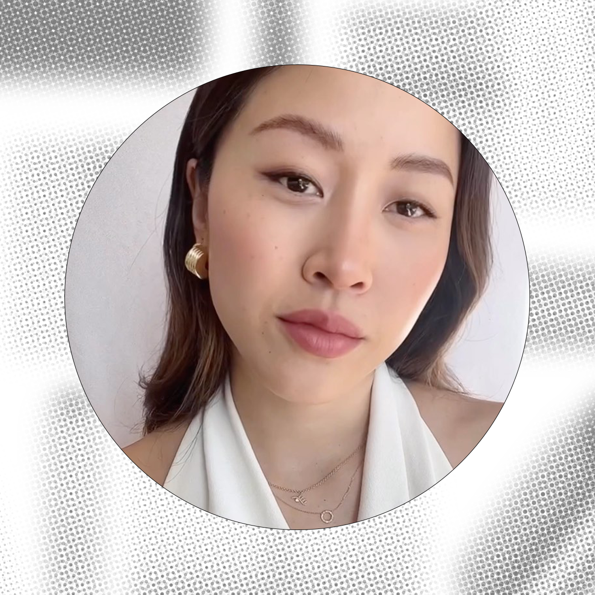 Selfie of celebrity makeup artist Emily Cheng 