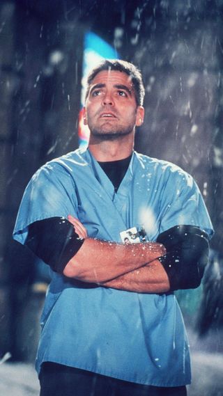 1999 George Clooney Stars In Year 5 Of "Er.