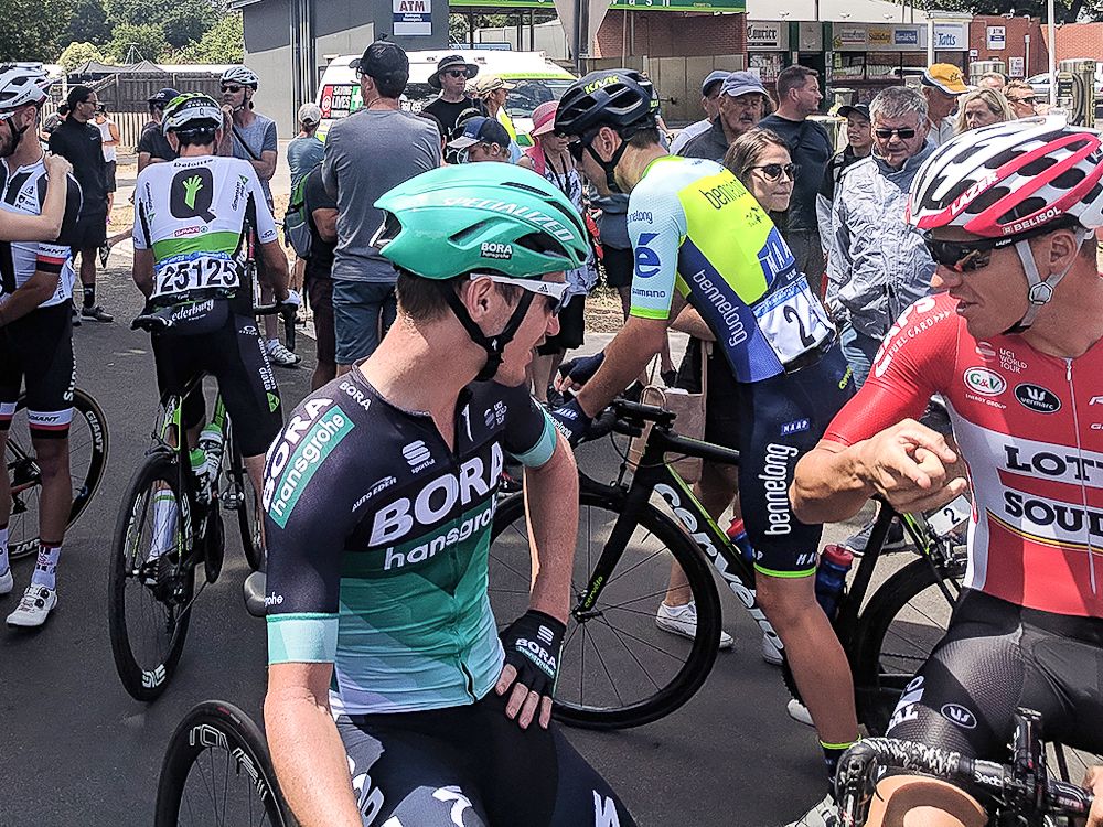 Although the new helmet appears to have limited ventilation, it didn't cause any problems for McCarthy in the hot Australian summer