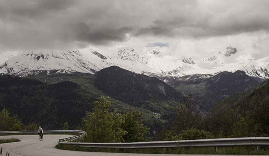 Mike Cotty conquering the Alps