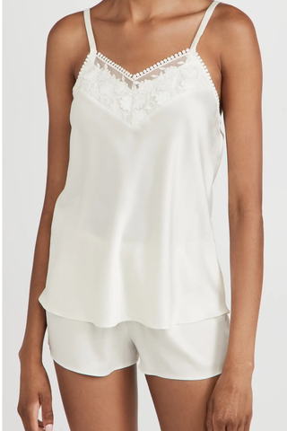 FLora Nikrooz Kylie Charmeuse Cami Set With Lace