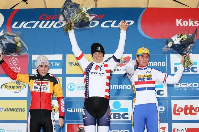 Katie Compton (Trek Cyclocross Collective) topped the women's podium
