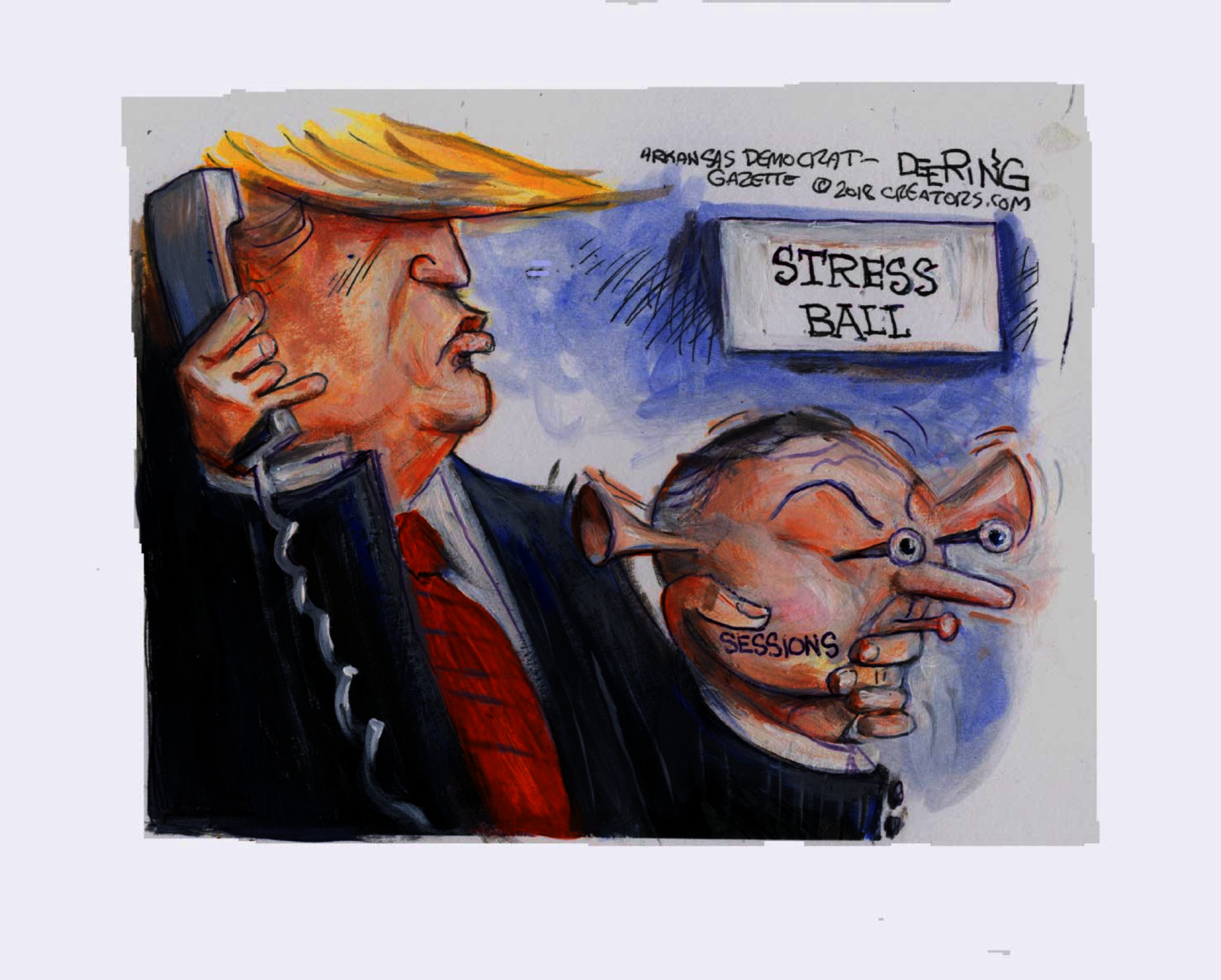 U.S. Trump Jeff Sessions stress ball