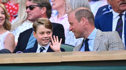 Prince George wore a suit