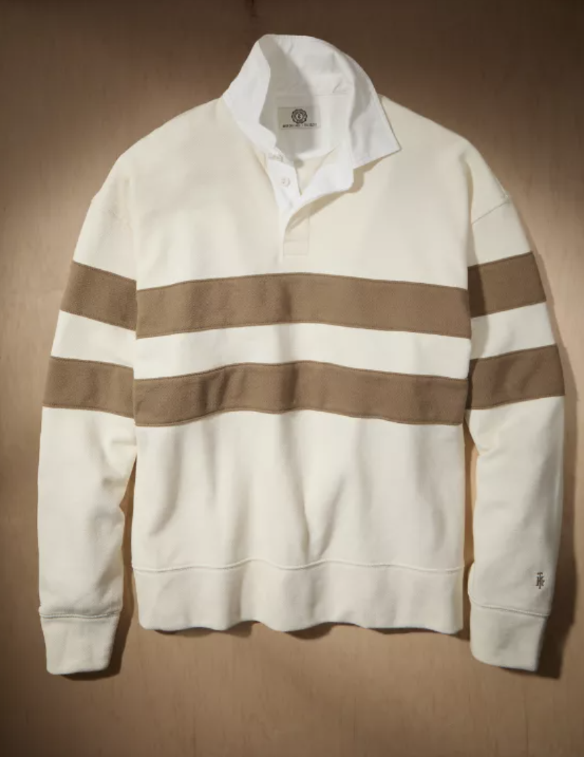 AE, Ae X Tru Kolors Pique Rugby Sweatshirt