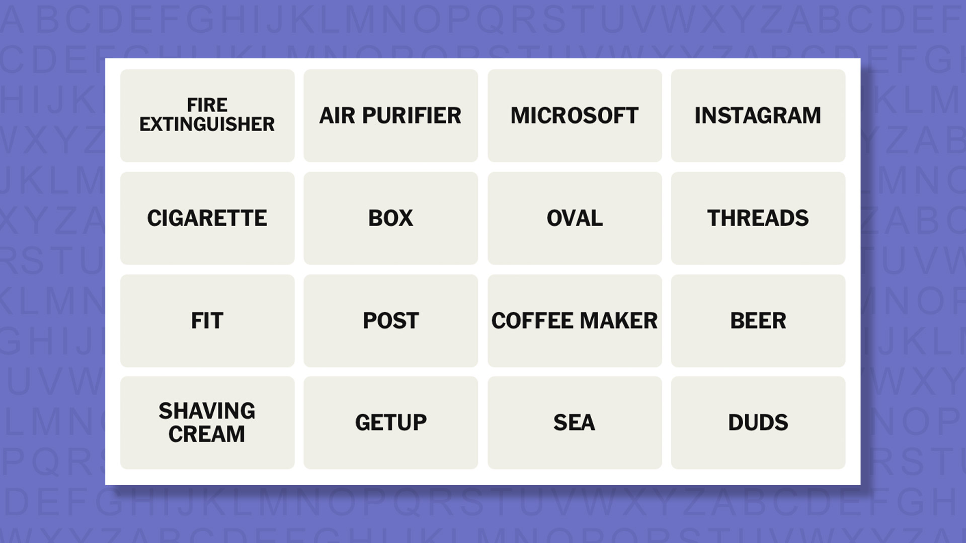 NYT Connections hints for game 886 on a purple background