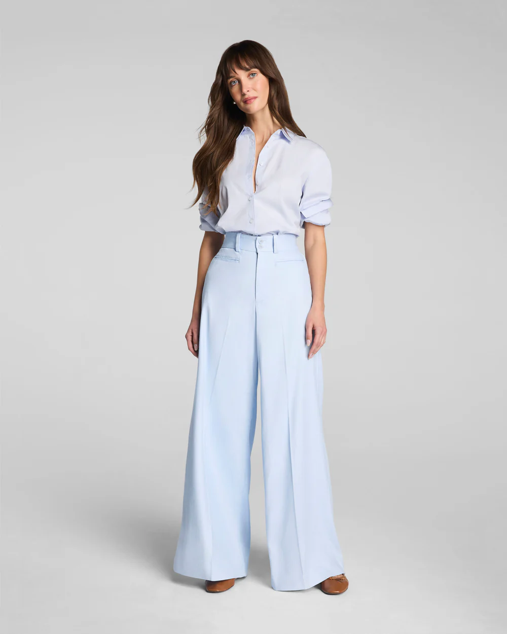 SPANX, Cotton Linen Super Wide Leg Pant