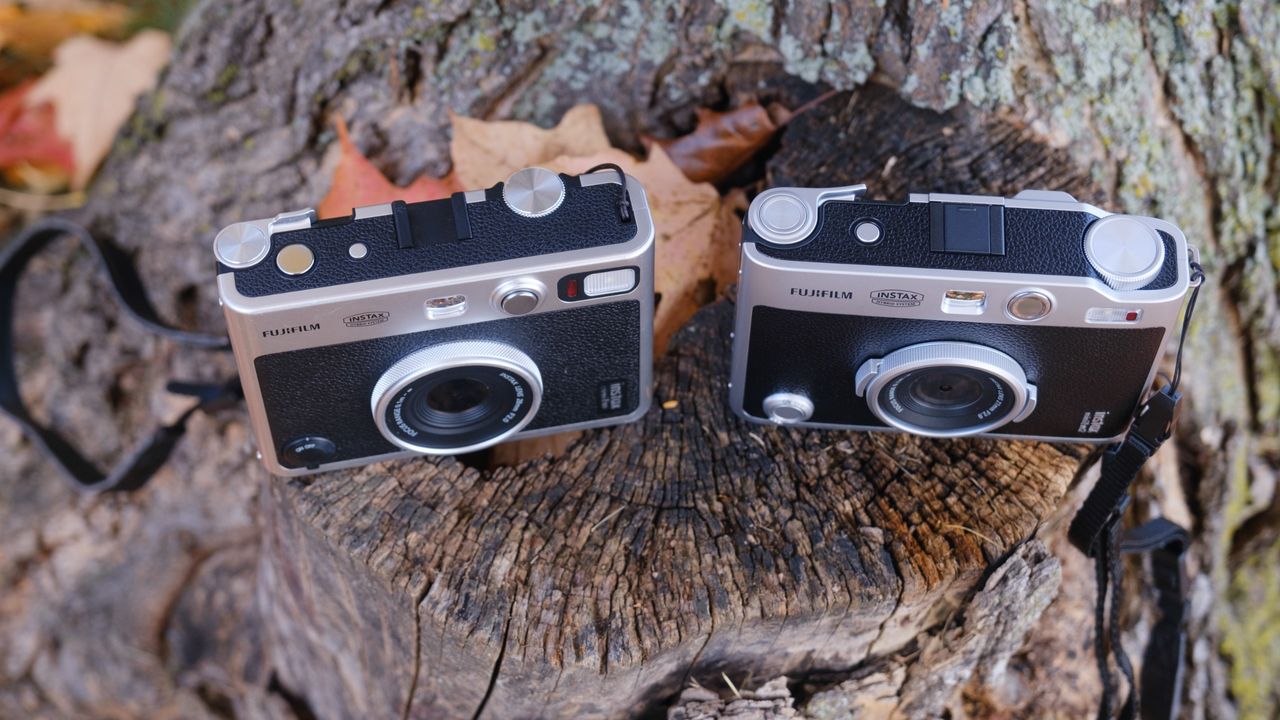 The Fujifilm Instax Mini Evo 2 retro hybrid digital camera