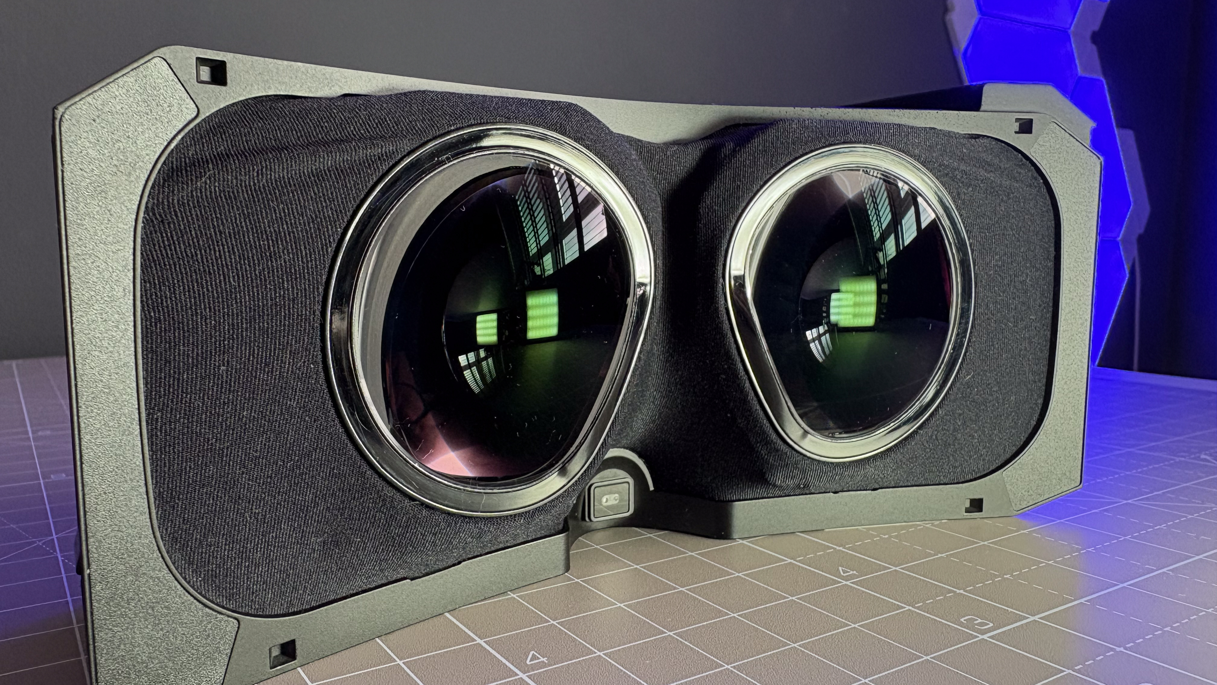 The Pimax Crystal Super with the Micro-OLED and QLED optical engines.