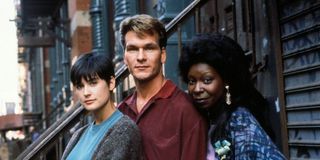 Patrick Swayze, Demi Moore, and Whoopi Goldberg in Ghost