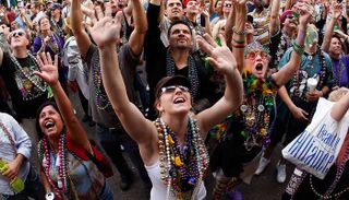 New Orleans drains have been clogged by Mardi Gras signature plastic beads