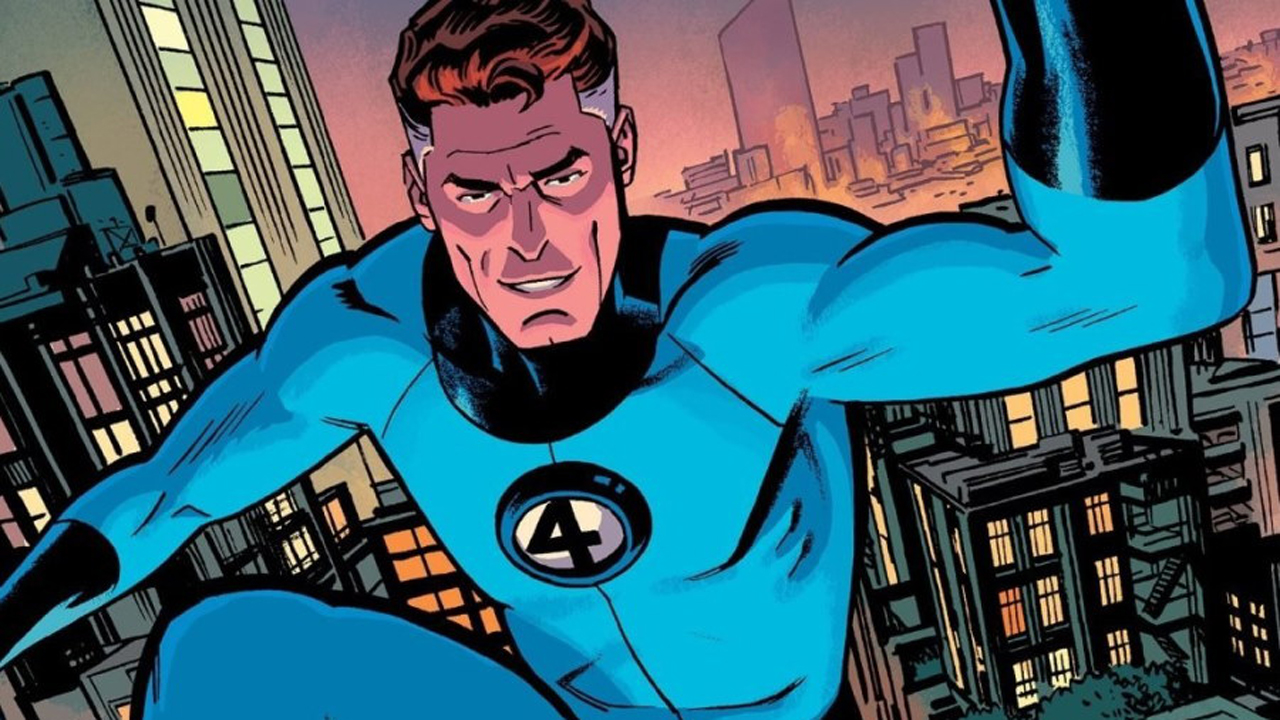 A screenshot of Fantastic Four leader Reed Richards as he appears in Marvel comics