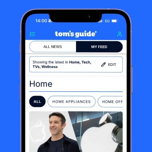 App screenshot showing a personalized feed of content in the app