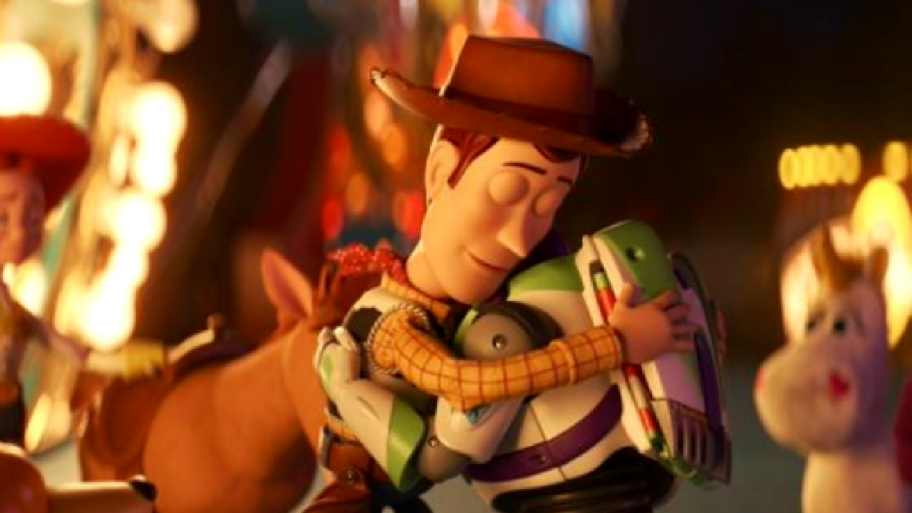 Buzz et Woody dans Toy Story 4.