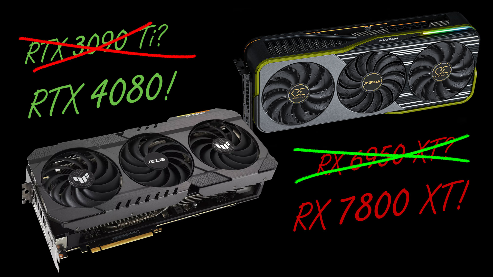 AMD RX 7800 XT vs RTX 3070 Ti vs RX 6800 XT