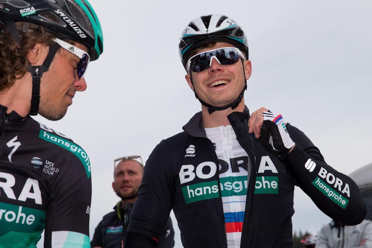 Peter's brother Juraj Sagan was on hand for the gravel fondo