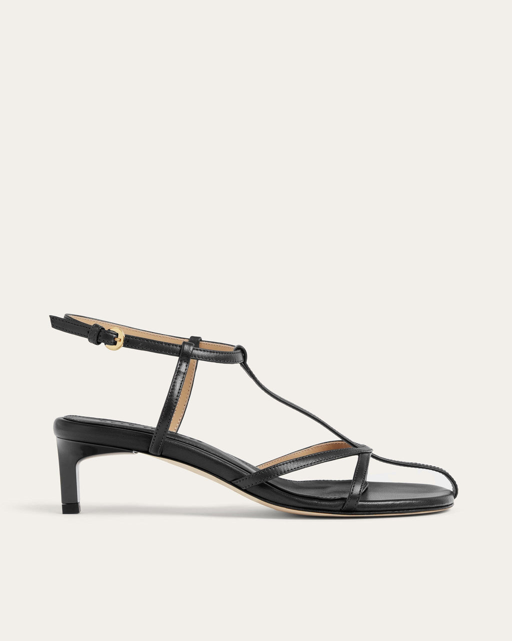 Tee Sandal, Black