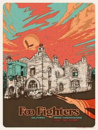 Foo Fighters New Hampshire poster