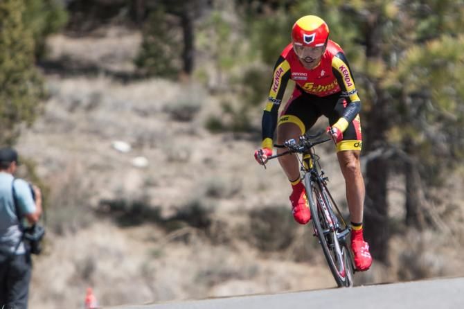 Francisco Mancebo (5 Hour Energy p/b Kenda) put in a good ride to come in only 19 seconds back.