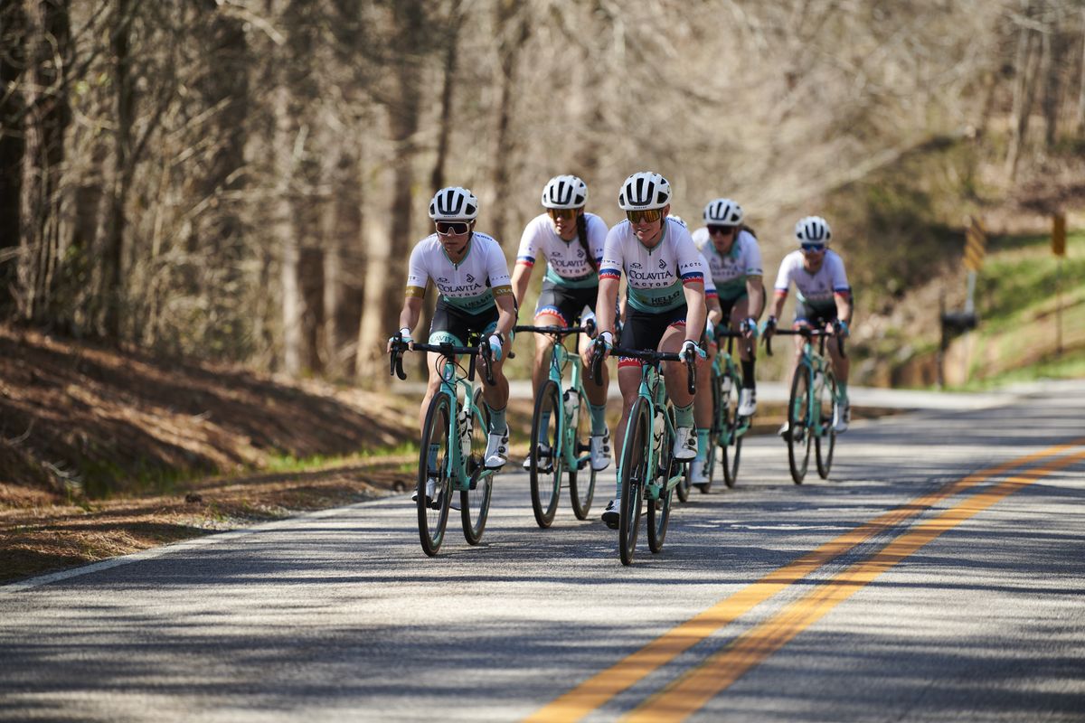 Riders of Team Colavita/Factor at spring camp 2022