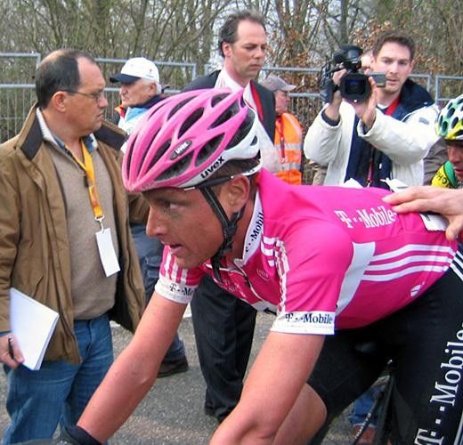 Another T-Mobile rider in the top five, Patrik Sinkewitz