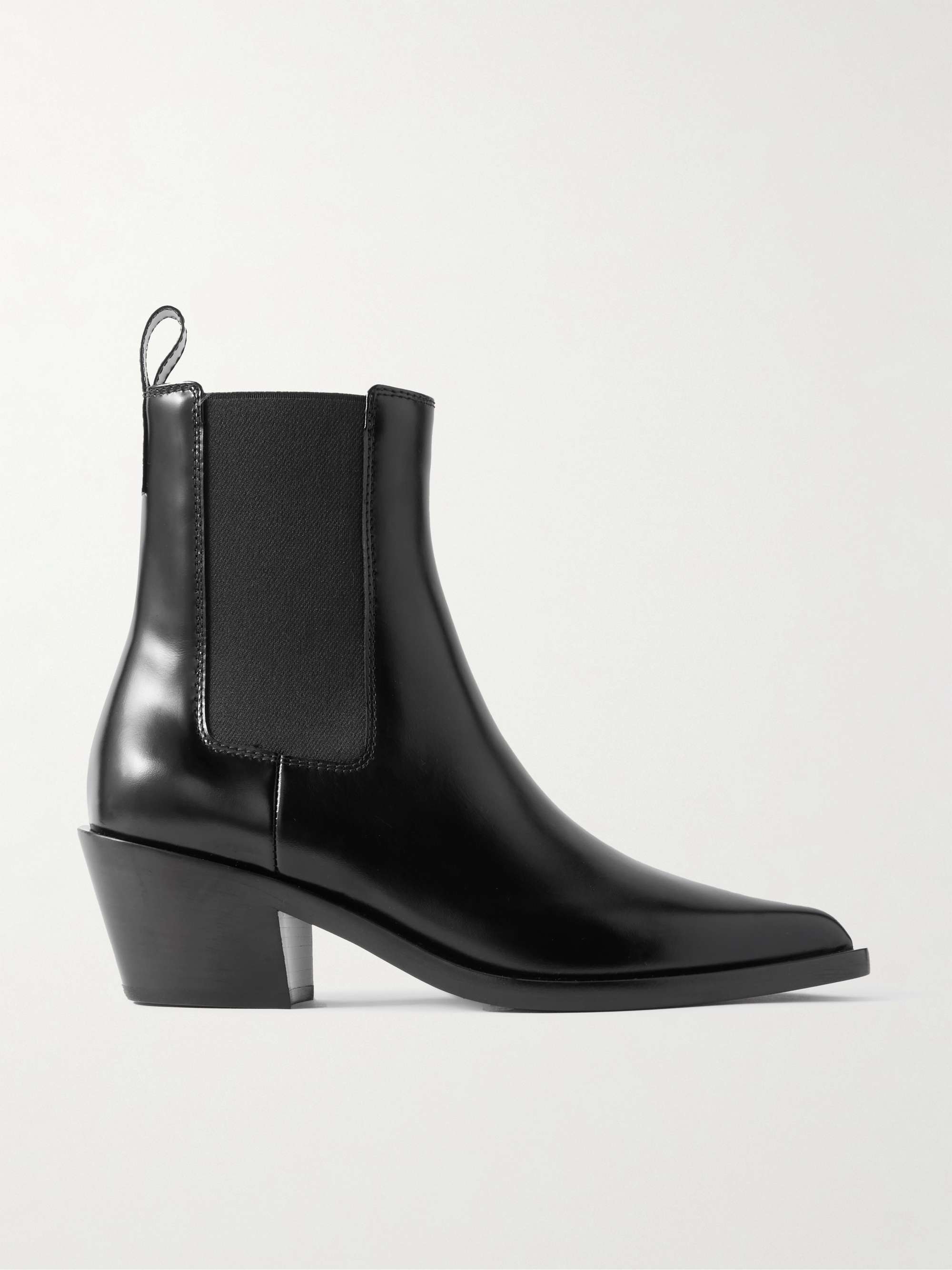 Wylie Dover 45 Glossed-Leather Chelsea Boots