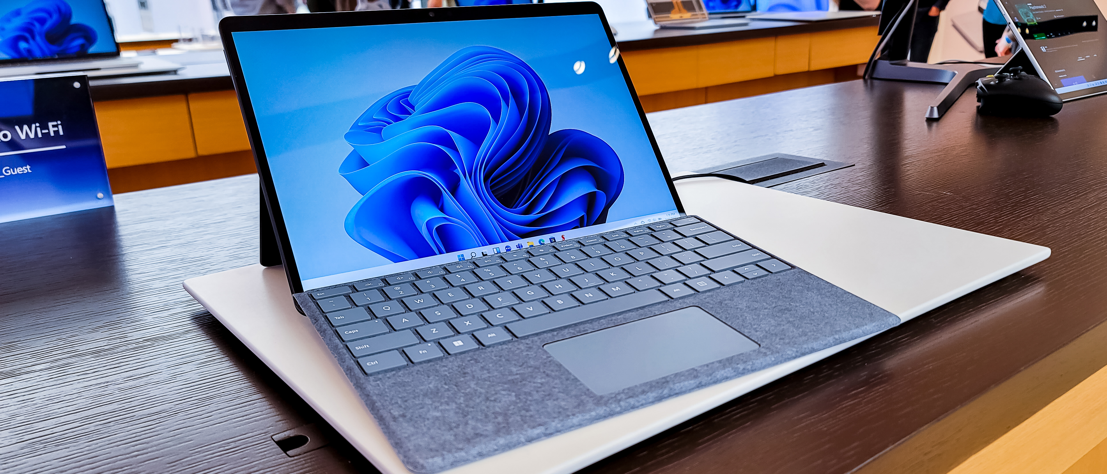 The new Surface Pro 8. The most powerful Pro. 