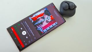 Playing Mark Ronson and Amy Winehouse's "Valerie" on the Samsung Galaxy Buds 2 Pro