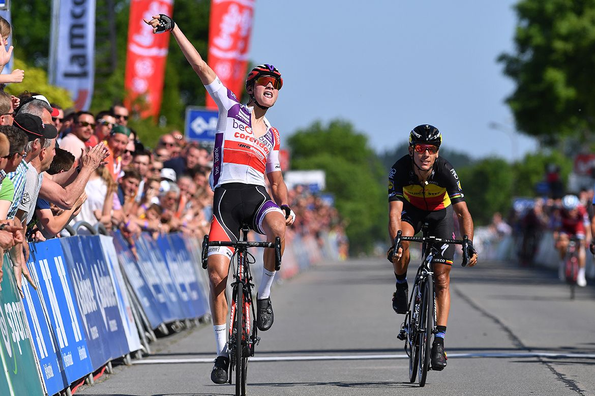 Mathieu van der Poel wins the stage