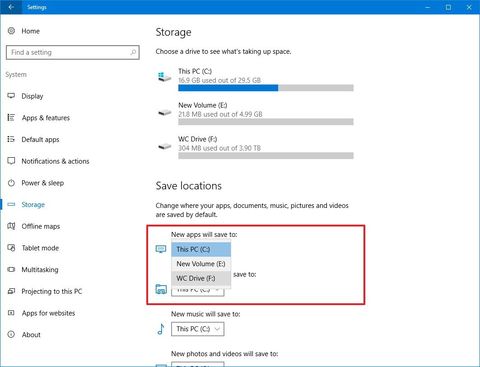 how to create a separate drive in windows 10