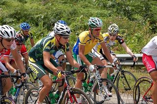 Daryl Impey on the left in last year's Tour de Langkawi.
