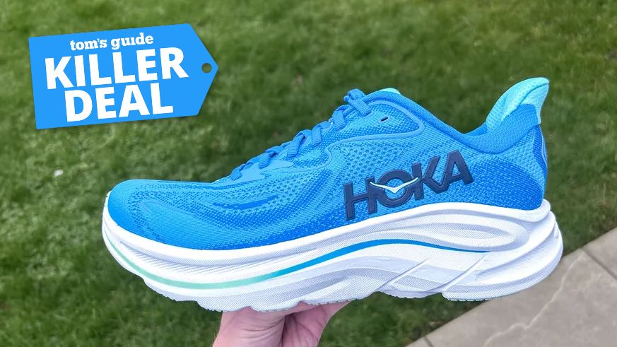 The Hoka Clifton 10 is the perfect running shoe for beginners and it's reduced by 20% right now